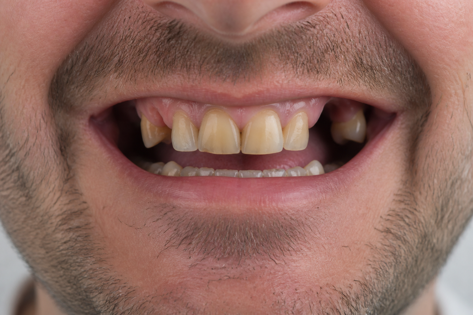 Örnek implant restorasyonu — önce